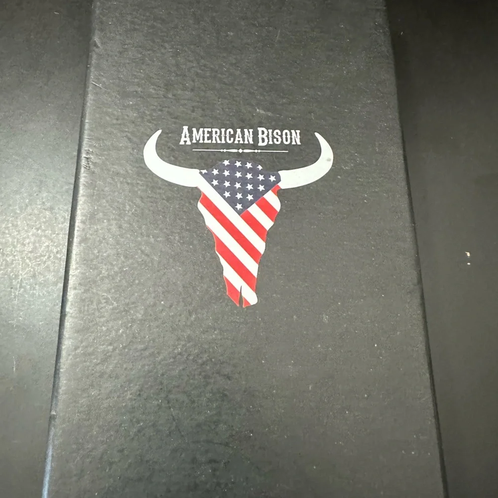 🆕American Bison Rodeo Leather Wallet
